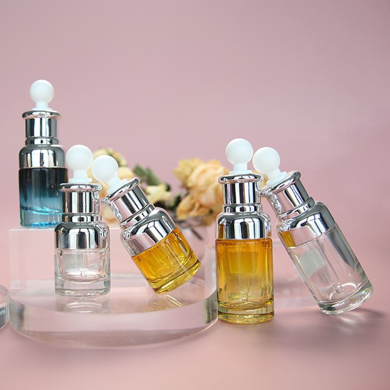 Frosted Amber Dropper Bottle