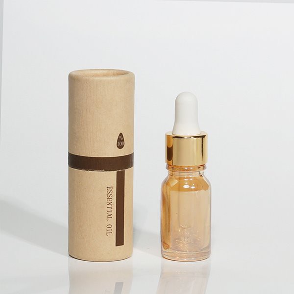 Matte Clear Amber Blue Green Frosted Glass Essential Oil Bottle with Dropper