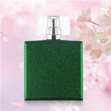 Vintage Green Perfume Bottle