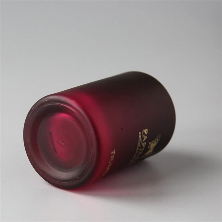 purple colour perfume bottle