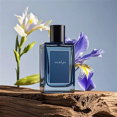 Blue Perfume Bottle