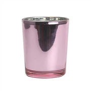 Pink Glass Candle Jar