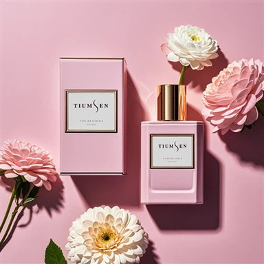 Vintage Pink Perfume Bottle